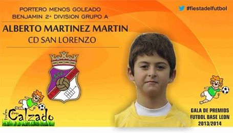 Portero menos goleado Benjamin A