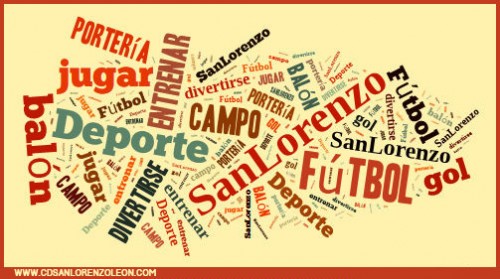 Nube de tags San Lorenzo